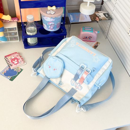 Korean Style Star Charm Shoulder Tote Bag এর ছবি