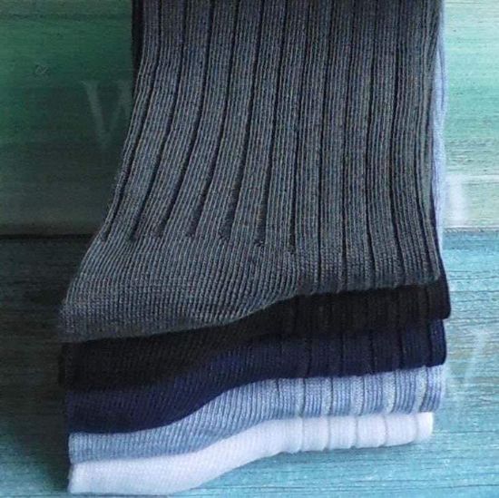 Luxury Bamboo Fiber 5 Pair Long Tube Socks Set এর ছবি