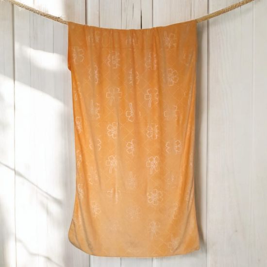 Sunflower Embossed Absorbent Bathing Towel এর ছবি