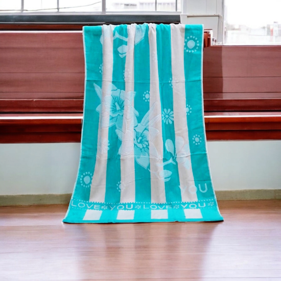 Floral Embossed Bathing Towel এর ছবি