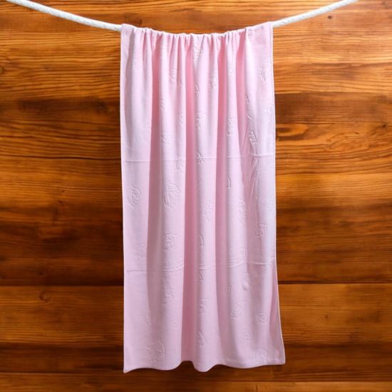 Leaf Embossed Absorbent Bathing Towel এর ছবি