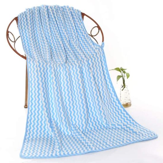 Microfiber Zigzag Pattern Bathing Towel এর ছবি