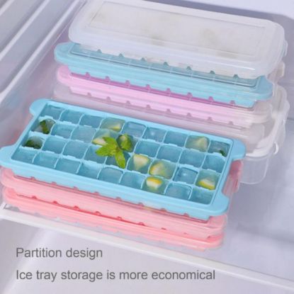 36 Grids Ice Cube Tray With Lid এর ছবি