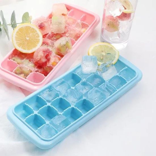 24 Grids Ice Cube Tray With Lid এর ছবি