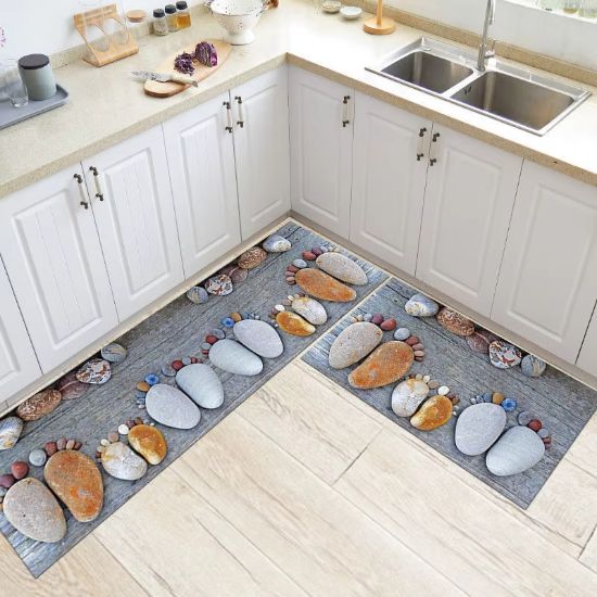 Non-Slip Kitchen Floor Mat Set Washable High Quality Mat এর ছবি